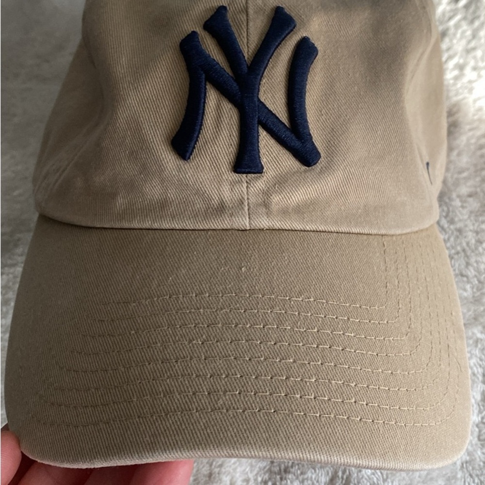 Khaki baseball cap New York Yankees